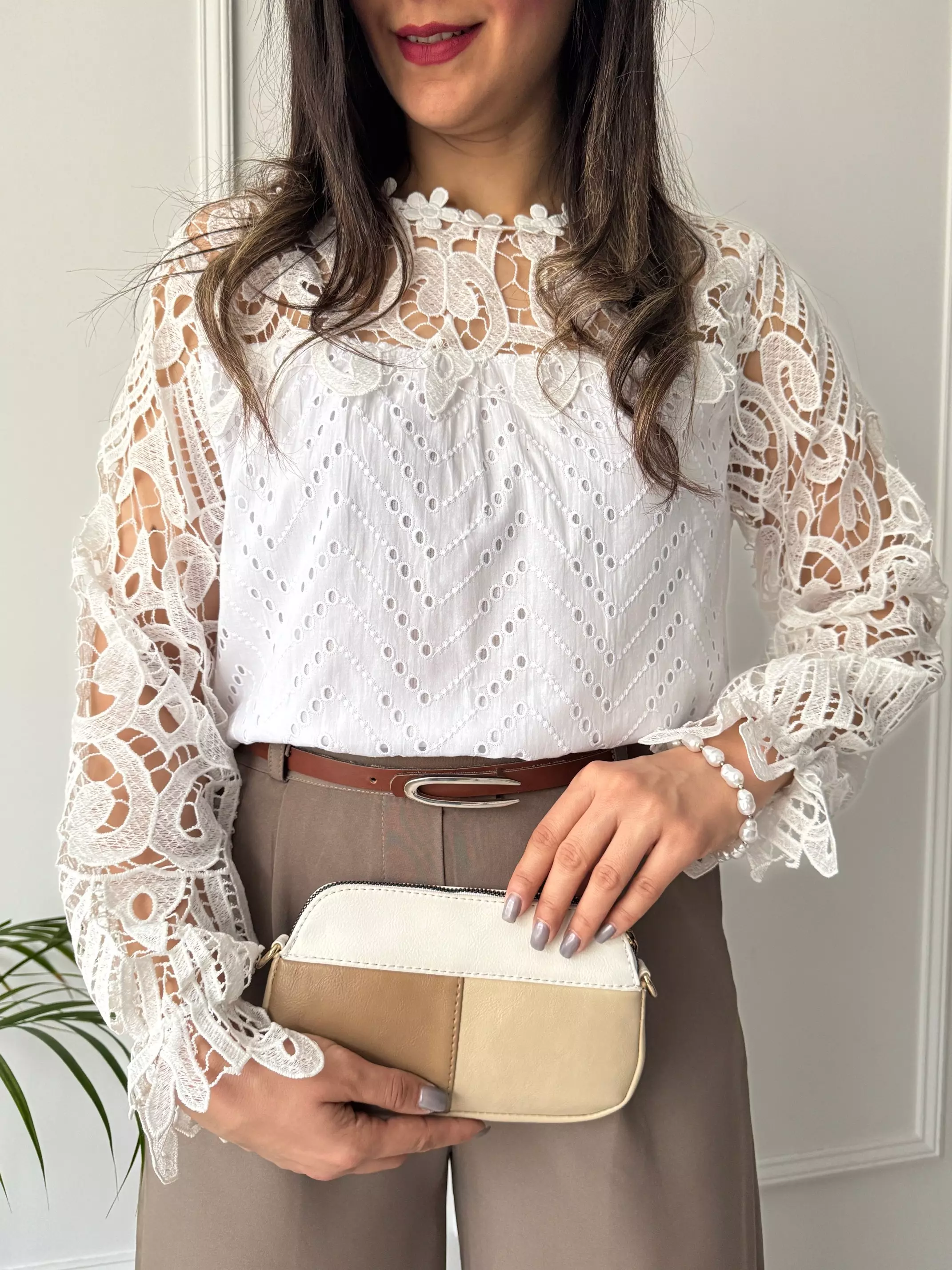 شومیز خامه دوزی گلسا